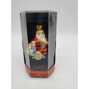 Glass Ornament - Santa